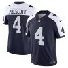 Dak Prescott Dallas Cowboys Navy Vapor F.U.S.E Limited Jersey - All Stitched