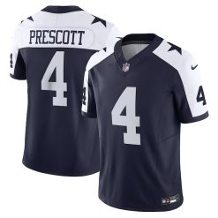Dak Prescott Dallas Cowboys Navy Vapor F.U.S.E Limited Jersey - All Stitched