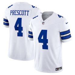 Dak Prescott Dallas Cowboys White Vapor F.U.S.E Limited Jersey - All Stitched