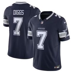 Trevon Diggs Dallas Cowboys Navy Vapor F.U.S.E Limited Jersey - All Stitched