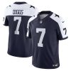 Trevon Diggs Dallas Cowboys Navy Vapor F.U.S.E Limited Jersey - All Stitched