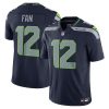 12th Fan Seattle Seahawks Navy Vapor FUSE Limited Jersey - All Stitched