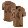 Stefon Diggs Buffalo Bills Brown 2023 Salute To Service Limited Jersey - All Stitched