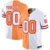 Custom Tampa Bay Buccaneers Split Throwback Vapor F.U.S.E Jersey - All Stitched