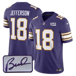 Justin Jefferson Minnesota Vikings Purple Vapor F.U.S.E Limited Jersey - All Stitched