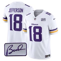 Justin Jefferson Minnesota Vikings White Vapor F.U.S.E Limited Jersey - All Stitched
