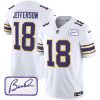 Justin Jefferson Minnesota Vikings White Classic Vapor F.U.S.E Limited Jersey - All Stitched