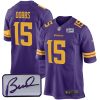 Joshua Dobbs Minnesota Vikings Alternate Purple Game Jersey - All Stitched