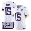 Joshua Dobbs Minnesota Vikings White Vapor F.U.S.E Limited Jersey - All Stitched
