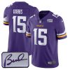 Joshua Dobbs Minnesota Vikings Purple Vapor Limited Jersey - All Stitched