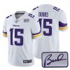 Joshua Dobbs Minnesota Vikings White Vapor Limited Jersey - All Stitched