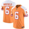 Baker Mayfield Tampa Bay Buccaneers Orange Alternate Throwback Vapor F.U.S.E Limited Jersey - All Stitched