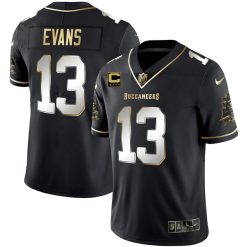 Mike Evans Tampa Bay Buccaneers Alternate Black Gold Limited Jersey - All Stitched