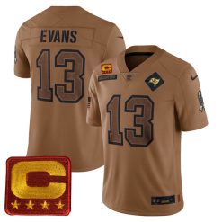 Mike Evans Tampa Bay Buccaneers Brown 2023 Salute To Service Limited Jersey - All Stitched