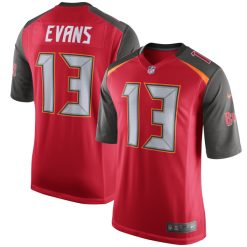 Alternative view of Mike Evans Tampa Bay Buccaneers Game All Stitched Jersey - Red