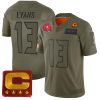 Mike Evans Tampa Bay Buccaneers Olive 2019 Salute To Service Limited Jersey - All Stitched