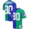 Steve Largent Seattle Seahawks 1985 Green/Navy Split Jersey - All Stitched