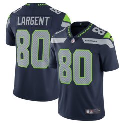 Steve Largent Seattle Seahawks Navy Vapor Limited Jersey - All Stitched