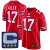 Josh Allen Buffalo Bills Red Game Jersey - All Stitched