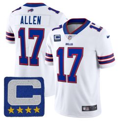 Josh Allen Buffalo Bills White Vapor Limited Jersey - All Stitched