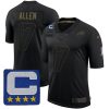 Josh Allen Buffalo Bills Black 2020 Salute To Service Limited Jersey - All Stitched