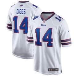Stefon Diggs Buffalo Bills White Game Jersey - All Stitched