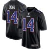 Stefon Diggs Buffalo Bills Black Game Jersey - All Stitched