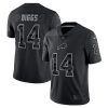 Stefon Diggs Buffalo Bills Black RFLCTV Limited Jersey - All Stitched