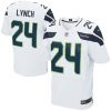 Marshawn Lynch Seattle Seahawks White Game Jersey - All Stitched
