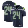 Marshawn Lynch Seattle Seahawks Navy Vapor Limited Jersey - All Stitched