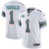 Tua Tagovailoa Miami Dolphins Alternate White Vapor Untouchable Limited Jersey - All Stitched