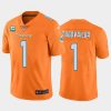 Tua Tagovailoa Miami Dolphins Orange Inverted Limited Jersey - All Stitched