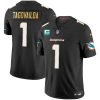 Tua Tagovailoa Miami Dolphins Black "Gold Trim" Vapor F.U.S.E Limited Jersey - All Stitched