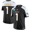 Tua Tagovailoa Miami Dolphins Alternate Black "Gold Trim" Vapor F.U.S.E Limited Jersey - All Stitched