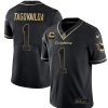 Tua Tagovailoa Miami Dolphins Black Gold Vapor Untouchable Limited Jersey - All Stitched
