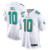 Tyreek Hill Miami Dolphins White Game Jersey - All Stitched