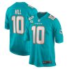 Tyreek Hill Miami Dolphins Aqua Game Jersey - All Stitched