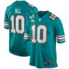 Tyreek Hill Miami Dolphins Alternate Aqua Game Jersey - All Stitched