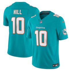 Alternative view of Tyreek Hill Miami Dolphins Aqua Vapor F.U.S.E Limited Jersey - All Stitched