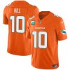 Tyreek Hill Miami Dolphins Orange Vapor F.U.S.E Limited Jersey - All Stitched