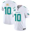 Tyreek Hill Miami Dolphins White "Gold Trim" Vapor F.U.S.E Limited Jersey - All Stitched