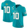 Tyreek Hill Miami Dolphins Aqua "Gold Trim" Vapor F.U.S.E Limited Jersey - All Stitched