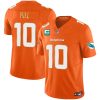 Tyreek Hill Miami Dolphins Orange "Gold Trim" Vapor F.U.S.E Limited Jersey - All Stitched
