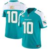 Tyreek Hill Miami Dolphins Alternate Aqua "Gold Trim" Vapor F.U.S.E Limited Jersey - All Stitched