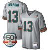 Dan Marino Miami Dolphins Gray Legacy Jersey - All Stitched