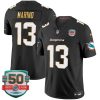 Dan Marino Miami Dolphins Black "Gold Trim" Vapor F.U.S.E Limited Jersey - All Stitched
