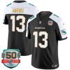 Dan Marino Miami Dolphins Alternate Black "Gold Trim" Vapor F.U.S.E Limited Jersey - All Stitched