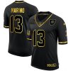 Dan Marino Miami Dolphins Salute To Service Black Gold Limited Jersey - All Stitched