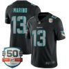 Dan Marino Miami Dolphins Black Marine Sport Legend Series Jersey - All Stitched