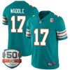 Jaylen Waddle Miami Dolphins Alternate Aqua Vapor Untouchable Limited Jersey - All Stitched